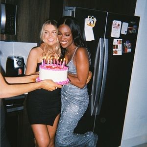 SLA THE LABEL GREY ASTRID & PALOMA BRA & TROUSER SET